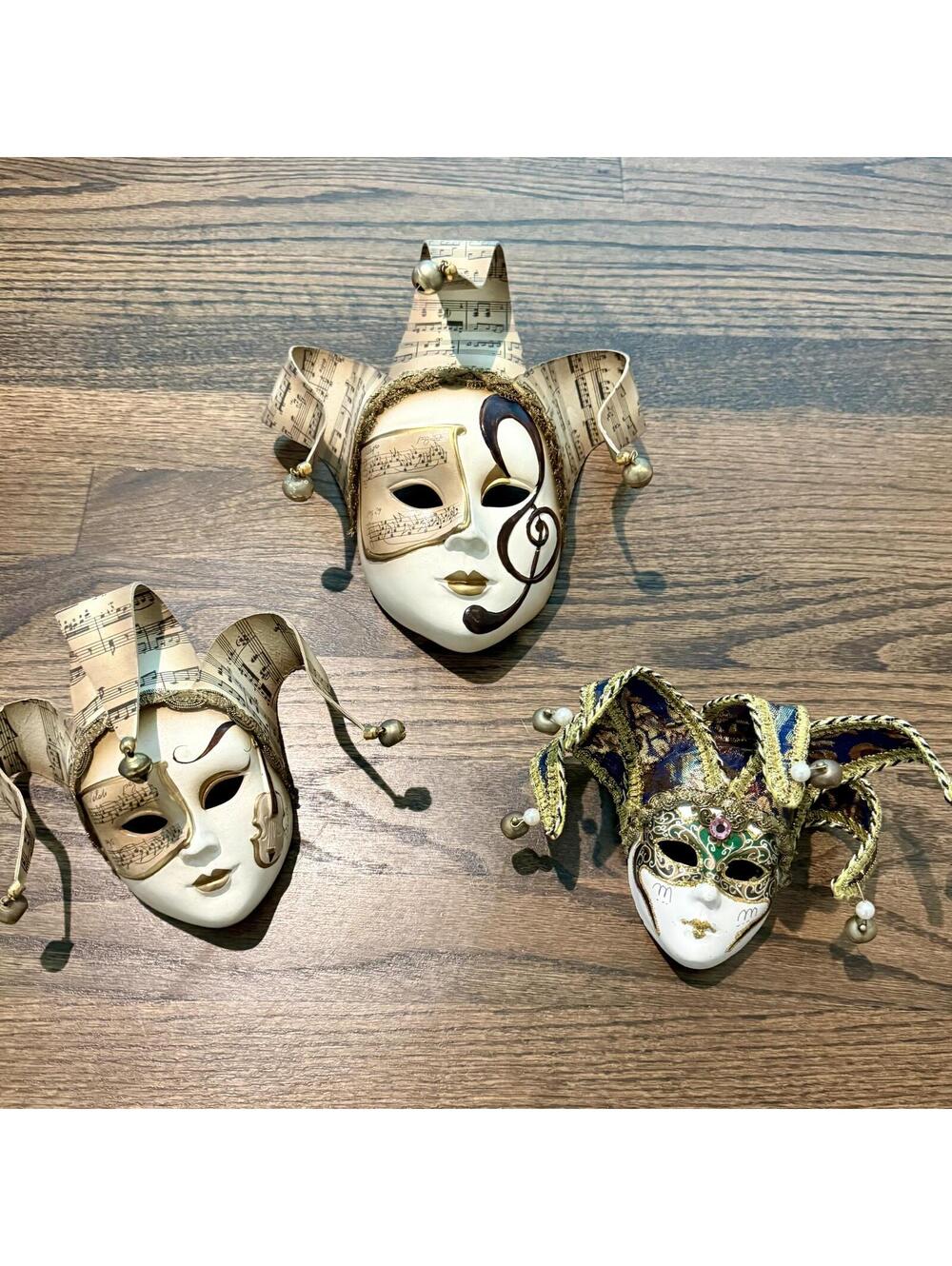 Venetian Set Of 3 Mask Wall Decor Mask